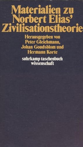 Seller image for Materialien zu Norbert Elias' Zivilisationstheorie. Suhrkamp Taschenbuch Wissenschaft 233. for sale by Fundus-Online GbR Borkert Schwarz Zerfa