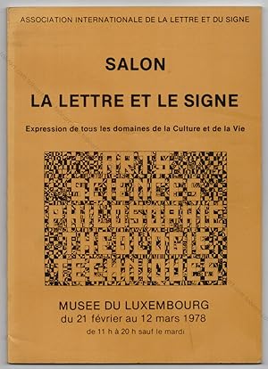 Seller image for Salon La Lettre et Le Signe. Expression de tous les Domaines de la Culture et de la Vie. for sale by Librairie-Galerie Dorbes Tobeart
