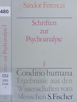 Bild des Verkufers fr Schriften zur Psychoanalyse I. Ergebnisste aus den Wissenschaften vom Menschen S. Fischer. zum Verkauf von Antiquariat Bookfarm