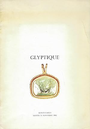 Image du vendeur pour Vente aux enchres, Monte-Carlo samedi 13 novembre 1982. Glyptique mis en vente par Librairie Archaion