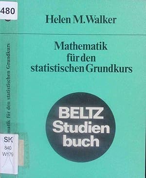 Imagen del vendedor de Mathematik fr den statistischen Grundkurs. a la venta por Antiquariat Bookfarm