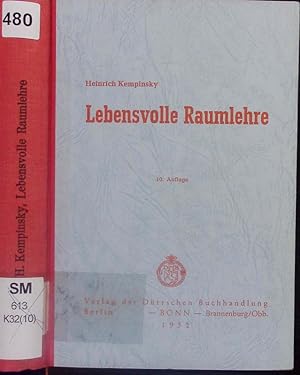Imagen del vendedor de Lebensvolle Raumlehre. a la venta por Antiquariat Bookfarm