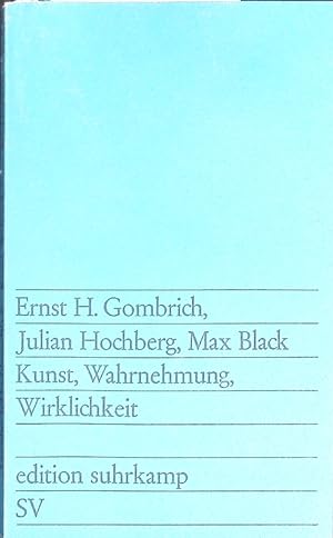 Seller image for Kunst, Wahrnehmung, Wirklichkeit. for sale by Antiquariat Bookfarm