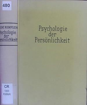 Imagen del vendedor de Psychologie der Persnlichkeit. a la venta por Antiquariat Bookfarm