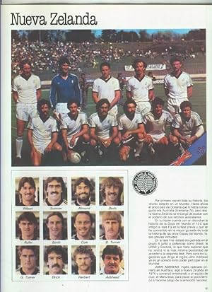 Imagen del vendedor de Espaa 1982 lamina 11: Seleccion de Nueva Zelanda a la venta por EL BOLETIN