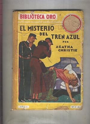 Imagen del vendedor de Biblioteca Oro de ? pts numero III 28: El misterio del tren azul a la venta por El Boletin