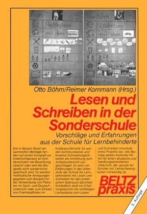 Bild des Verkufers fr Lesen und Schreiben in der Sonderschule zum Verkauf von Rheinberg-Buch Andreas Meier eK