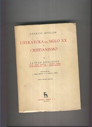 Imagen del vendedor de Literatura del Siglo XX y Cristianismo II:La fe en Jesucristo a la venta por El Boletin
