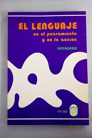 Seller image for El lenguaje en el pensamiento y en la accin for sale by Alcan Libros