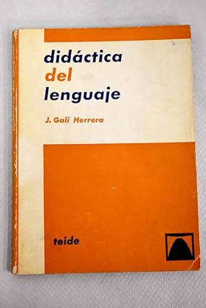 Immagine del venditore per Didctica del Lenguaje venduto da Alcan Libros