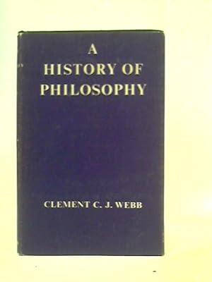 Image du vendeur pour A History Of Philosophy mis en vente par World of Rare Books