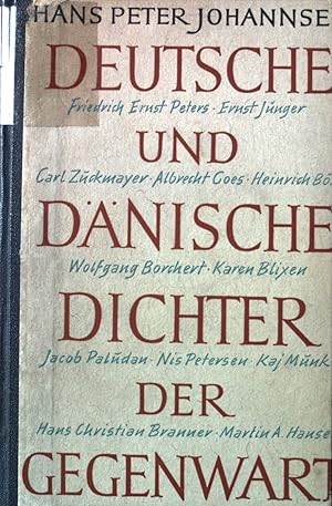 Seller image for Deutsche und Dnische Dichter der Gegenwart : 12 Darstellungen und 12 ausgew. Texte. for sale by books4less (Versandantiquariat Petra Gros GmbH & Co. KG)