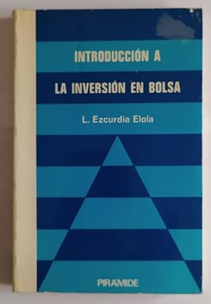 Imagen del vendedor de Introduccin a la inversin en bolsa a la venta por La Leona LibreRa