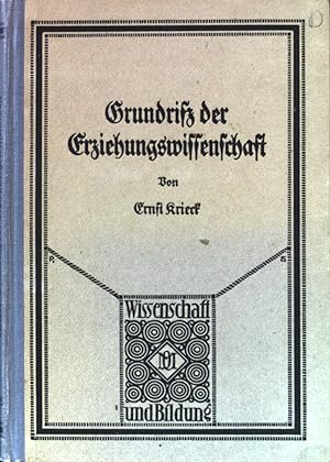 Bild des Verkufers fr Grundri der Erziehungswissenschaft : 5 Vortrge. Wissenschaft und Bildung ; 235 zum Verkauf von books4less (Versandantiquariat Petra Gros GmbH & Co. KG)