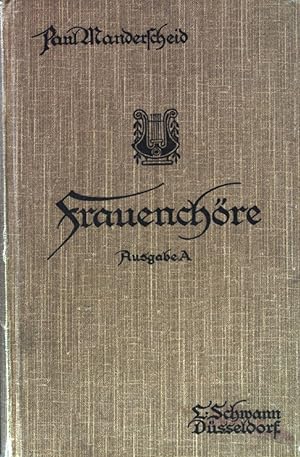 Imagen del vendedor de Frauenchre fr Lehrerinnen-Seminare und hhere Mdchenschulen (Oberstufe), Ausgabe A. a la venta por books4less (Versandantiquariat Petra Gros GmbH & Co. KG)