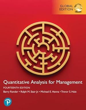 Bild des Verkufers fr Quantitative Analysis for Management, Global Edition zum Verkauf von AHA-BUCH GmbH