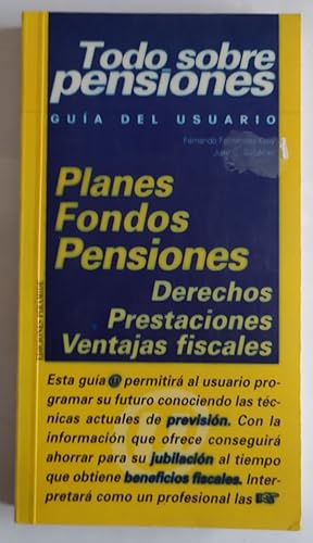 Seller image for Todo sobre pensiones : gua del usuario for sale by La Leona LibreRa