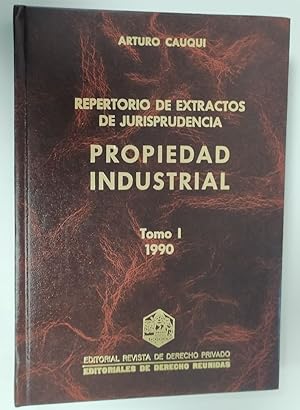 Bild des Verkufers fr Propiedad industrial. (Tomo I) ao 1991 : repertorio de extractos de jurisprudencia zum Verkauf von La Leona LibreRa