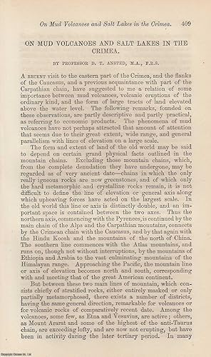 Immagine del venditore per On Mud Volcanoes and Salt Lakes in The Crimea. An original uncommon article from the Intellectual Observer, 1865. venduto da Cosmo Books