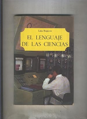 Imagen del vendedor de El lenguaje de las ciencias a la venta por El Boletin