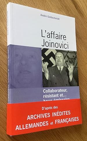 Imagen del vendedor de L affaire Joinovici a la venta por Les Livres du Pont-Neuf