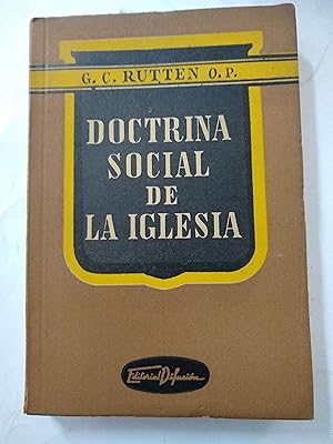 Imagen del vendedor de Doctrina social de la iglesia a la venta por Libros nicos