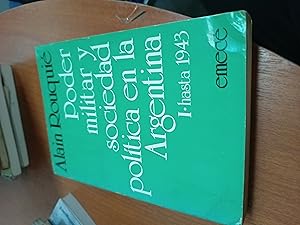 Immagine del venditore per Poder militar y sociedad politica en la Argentina hasta 1 de 1943 venduto da Libros nicos