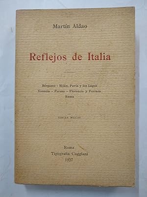 Imagen del vendedor de Reflejos de Italia a la venta por Libros nicos