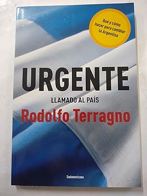 Imagen del vendedor de Urgente llamado al pais a la venta por Libros nicos