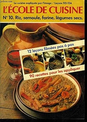 Image du vendeur pour L'cole de cuisine N10 : 12 leons filmes et 90 recettes pour les appliquer mis en vente par Dmons et Merveilles