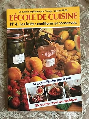 Seller image for L'cole de cuisine N 4 : 12 leons filmes et 66 recettes pour les appliquer for sale by Dmons et Merveilles