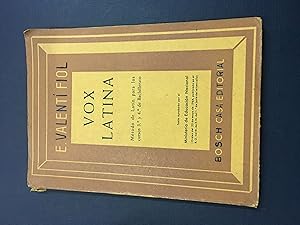 Image du vendeur pour Vox Latinal metodo de latin para los cursos 3 y 4 de bachillerato mis en vente par Libros nicos