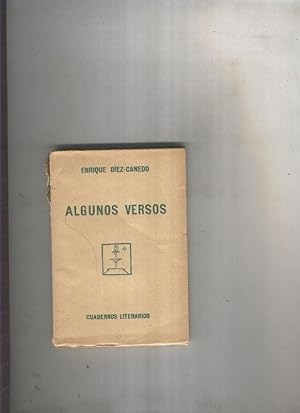 Seller image for Algunos versos for sale by El Boletin