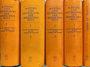 Immagine del venditore per Aufstieg Und Niedergang Der Romischen Welt. I. Von den Anfngen Roms bis zum Ausgang der Republik. Text und Tafelband. [In 5 Bnden, komplett]. venduto da Librairie Le Trait d'Union sarl.