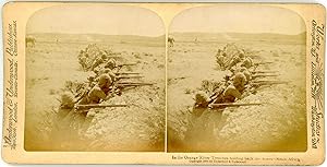 Stereo, South Africa, in the Orange river trenches holding back the boers