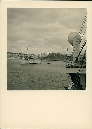 Maroc, Tanger, Vue sur le Port