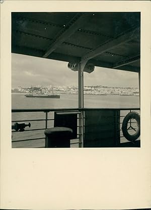 Maroc, Tanger, Vue sur le Port