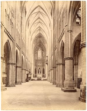 France, Metz, intérieur de la cathédrale Saint-Etienne