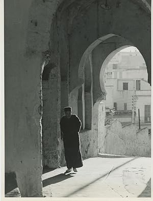 Morocco, an entrance to the Kasbah at Tangier