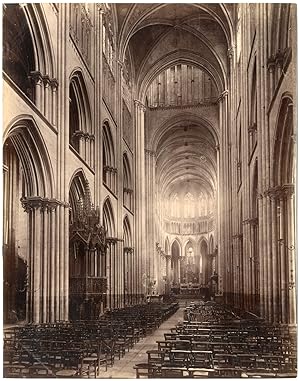 E.Hautecoeur, Rouen, intérieur de la cathédrale Notre-Dame