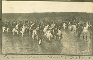 Maroc, L'Oued Bett. Régiment Chasseurs à Cheval