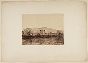 J.B. Greene, View of the Medinet Habou Temple, Thebes