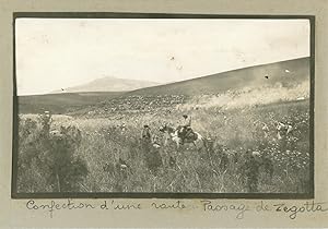 Maroc, Confection d'un chemin. Passage de Zagotta