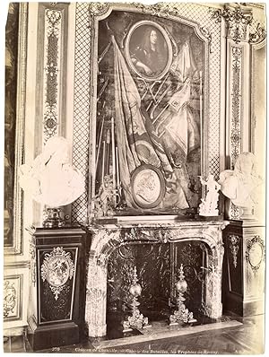 France, château de Chantilly, galerie des Batailles, trophées de Rocroy