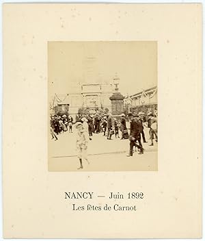 France, Nancy, les fêtes de Carnot, Juin 1892