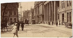 Canada, Montréal, rue, banque et bureau de Poste