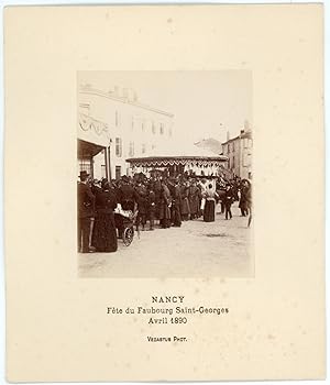 France, Nancy, Fête du Faubourg St Georges, avril 1890