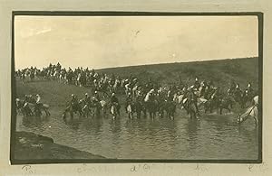 Maroc, L'Oued Bett. Régiment Chasseurs à Cheval