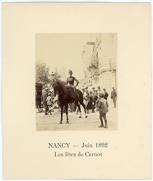 France, Nancy, les fêtes de Carnot, Juin 1892