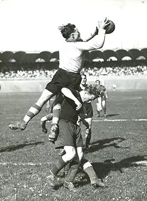 Bordeaux, coupe de France de Football, gardien de but Lensois Duffuler, 1948